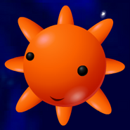 Orange Planet with 8 Points.png