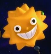 Sunstar's really smiling with her teeth