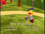 Olie Unsproinged