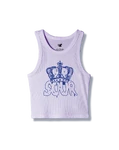 SOUR PROM CROWN TANK - LAVENDER