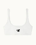 OR LOGO SPORTS BRA - WHITE