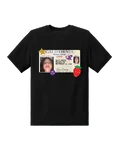 DRIVER'S LICENSE CUSTOM T-SHIRT - BLACK