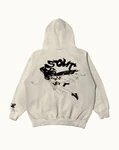 SOUR BUTTERFLY HOODIE - WHITE (BACK)
