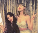 Olivia and Taylor at the BRIT Awards