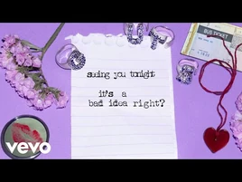 Olivia Rodrigo - bad idea right? (Official Lyric Video)