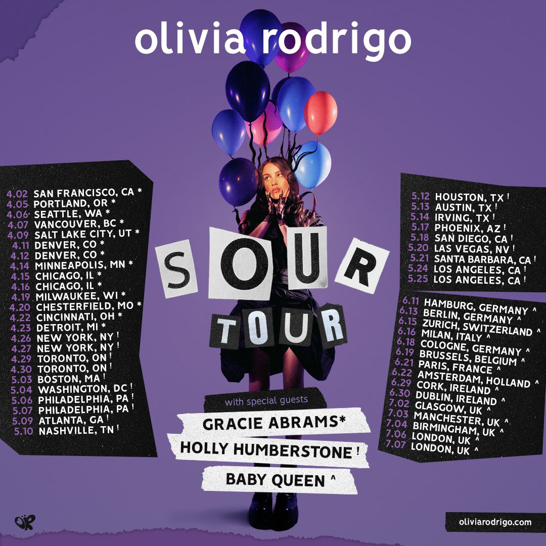 Sour Tour Olivia Rodrigo Wiki Fandom