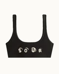 OR LOGO SPORTS BRA - BLACK
