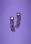 PURPLE LEOPARD SOCKS