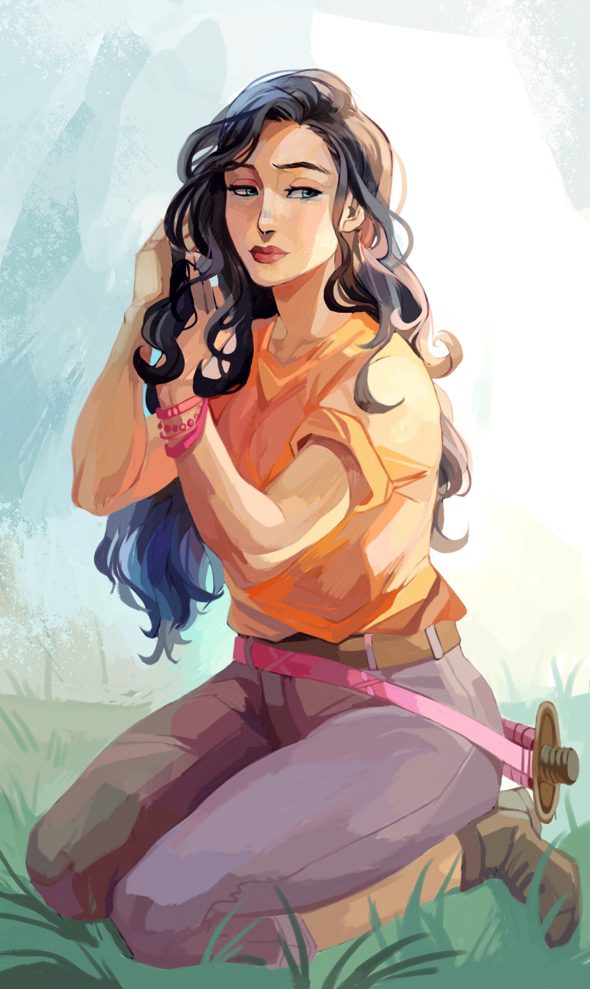 clarisse percy jackson fan art