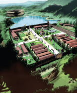 Camp Jupiter as seen in the Graphic Novel adaptation of The Son of Neptune.