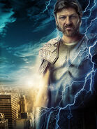 Promotional poster for the film, featuring Zeus