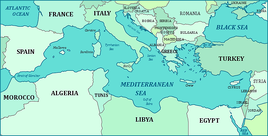 Mediterranean-map