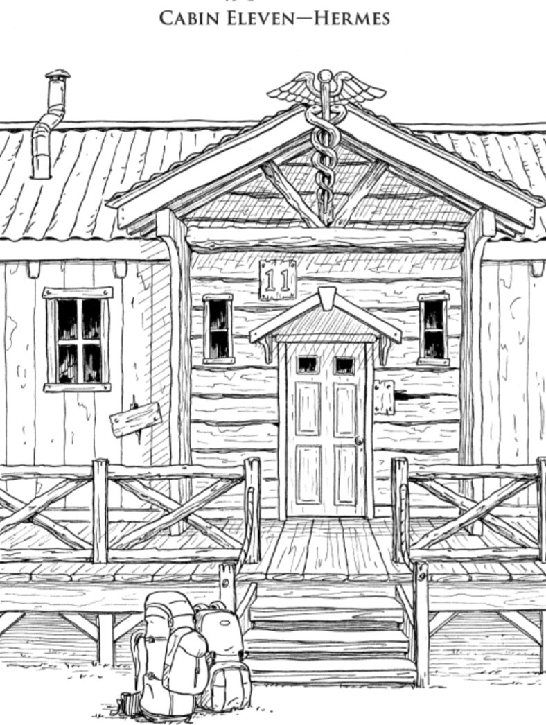 how do camp halfblood cabins look