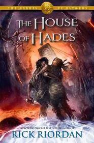 Percy and Annabeth on the cover of The House of Hades