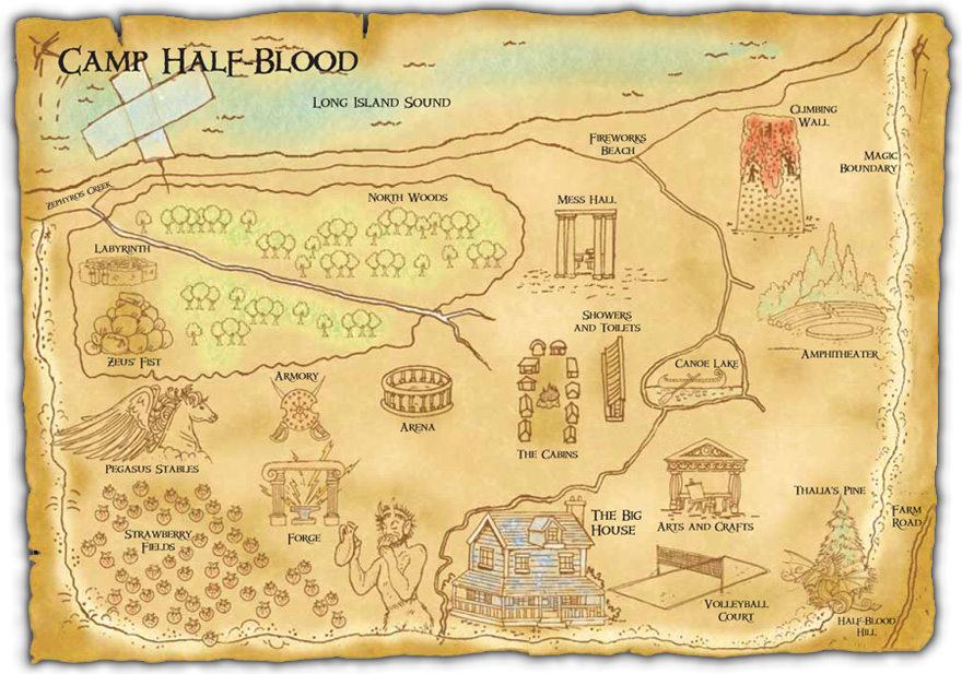 Camp Half-Blood(ac)Map, Wiki