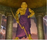 The Master Bolt as portrayed in the Temple of Jupiter Optimus Maximus.