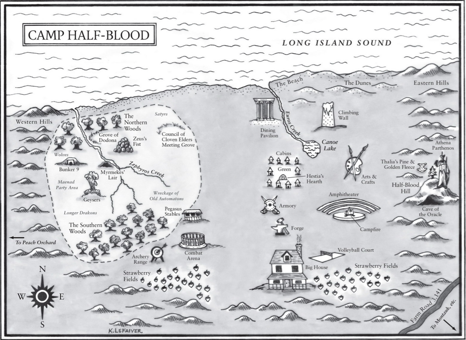 3D Map of Camp Half-blood From Percy Jackson -  Finland