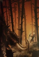 Atalanta shoots the Kalydonian Boar