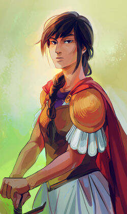 percy jackson fan art viria