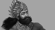 Shakhuni, one of the Pandavas' greatest enemies.