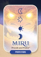 Downloadable card on Miru witch clan