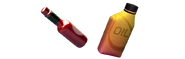 Tabasco sauce and motor oil