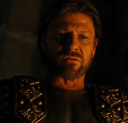 Sean Bean as Zeus in The Lightning Thief Movie