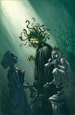 Medusa and Statues