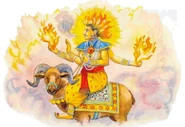 Agni's ram