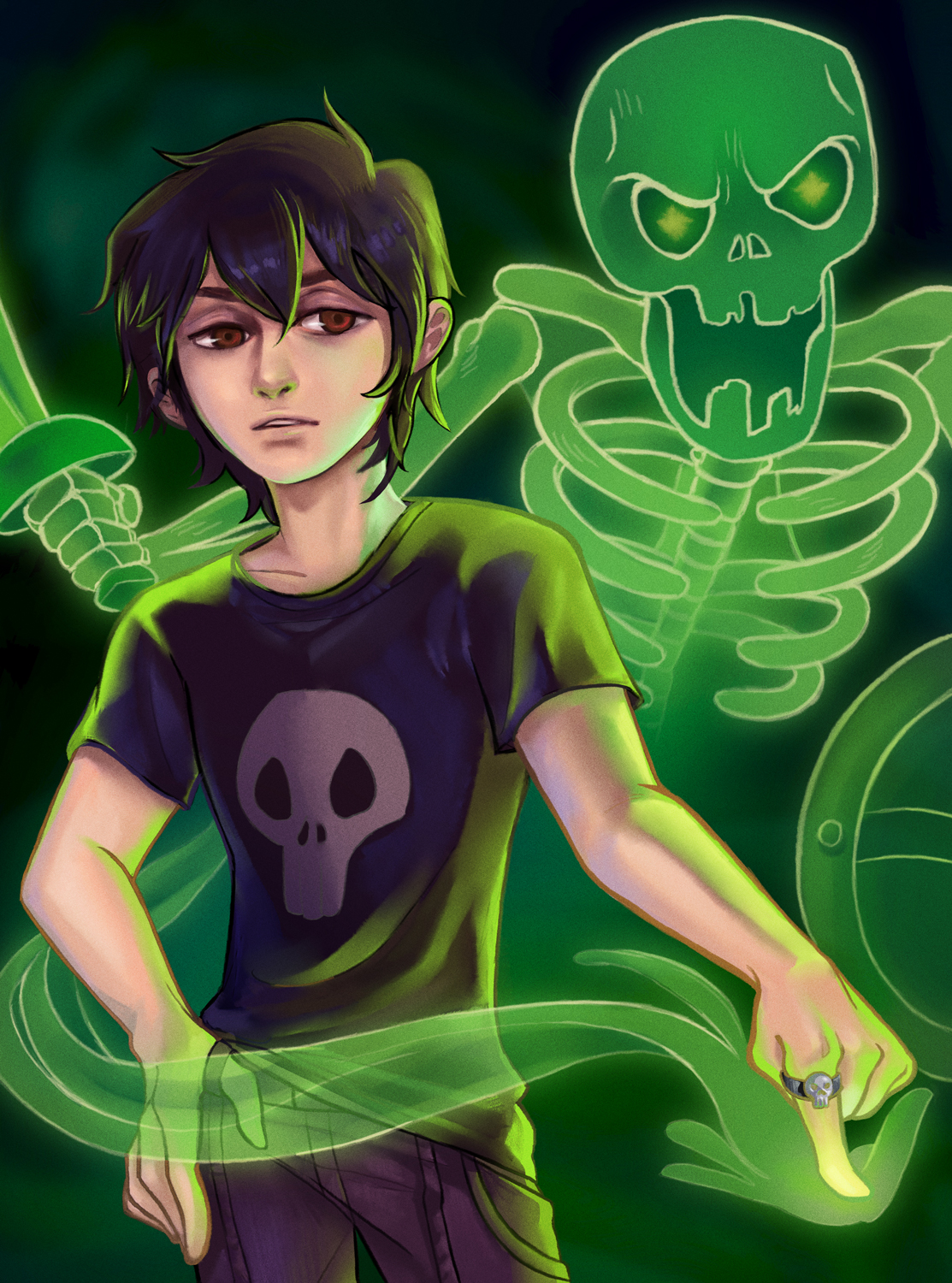 percy jackson nico di angelo drawings