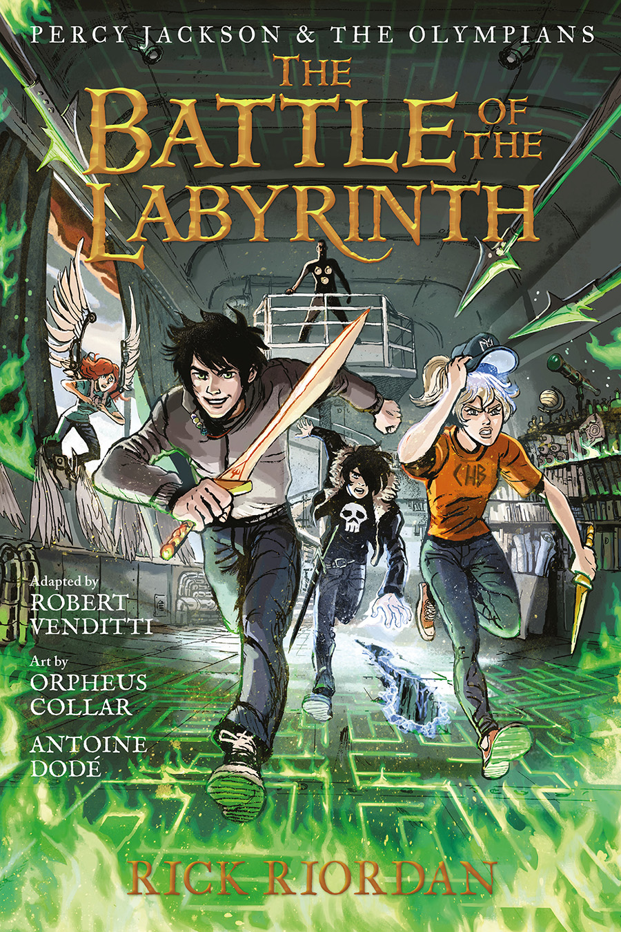 The Battle Of The Labyrinth Graphic Novel Riordan Wiki Fandom