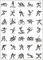 Beijing 2008 sport pictograms