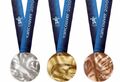 The unique Olympic medals for the Vancouver Games