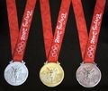 The Beijing 2008 Olympic medals