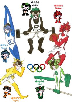 Beijing 2008 Mascots Olympics Wiki Fandom