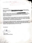 OHF- Banning's Letter from Lynne Jacobs