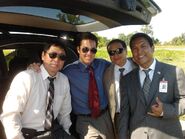 Rhee with Jason Yee, James Lew and Darryl Chan.