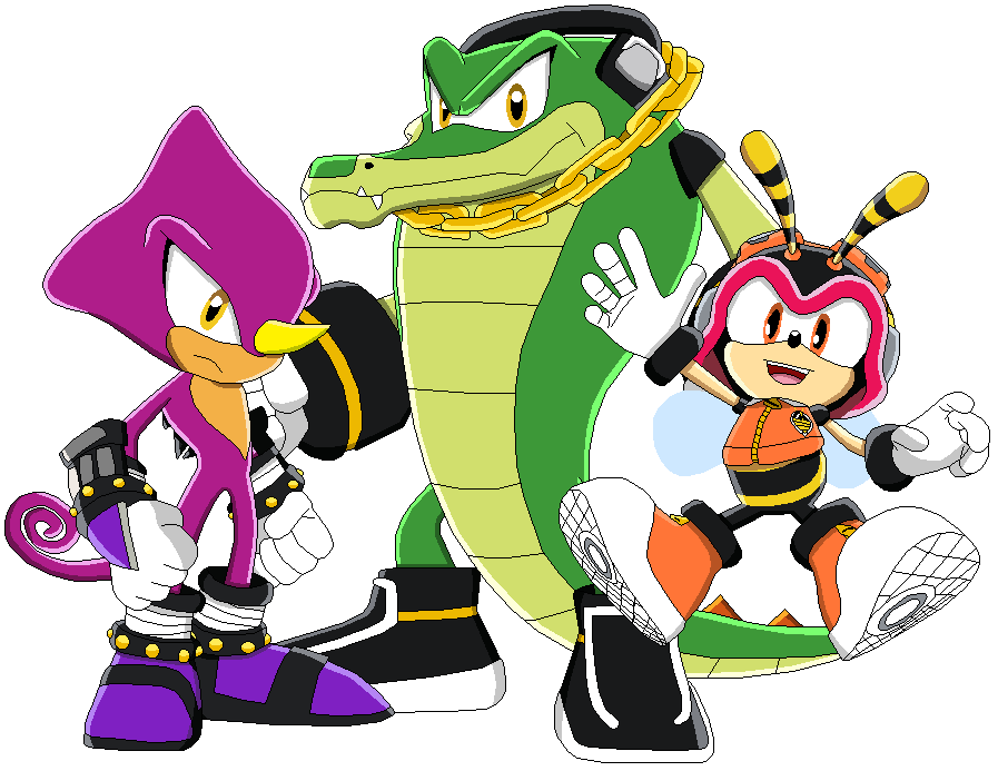 Sonic heroes chaotix. Эспио Чарми и вектор. Соник Хаотикс. Хаотикс Sonic Heroes. Команда Хаотикс из Соника