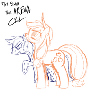 Starry Skies and Applejack: The Arena Cell