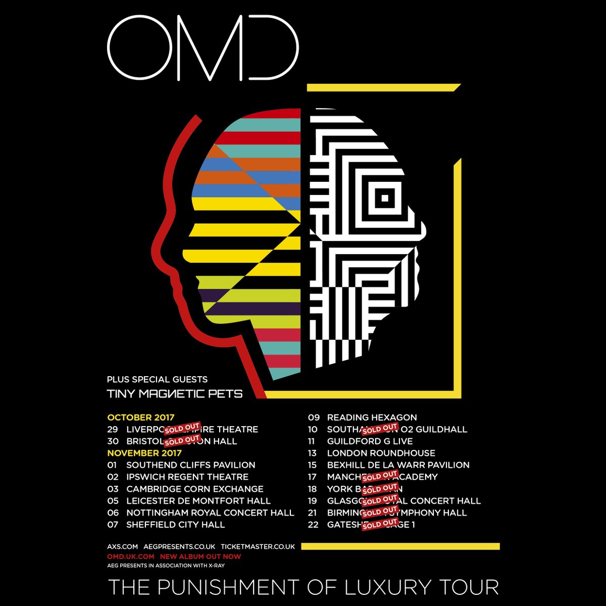 The Punishment of Luxury tour UK Eire Orchestral Manoeuvres