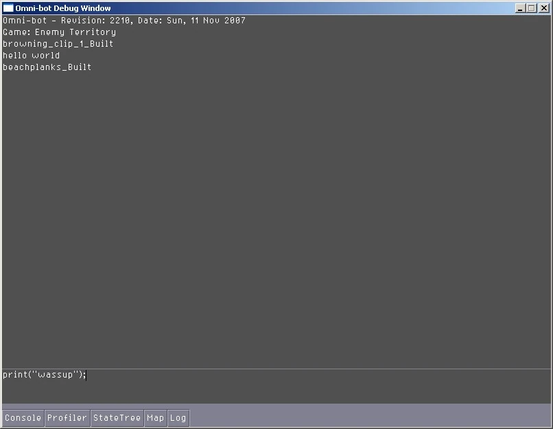 Debug Window | Omni-Bot Enemy Territory Wiki | Fandom