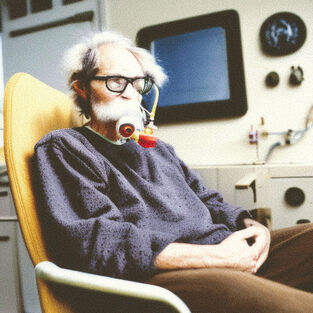 Elijah Shattuck, photographed toward the end of his life, circa 2019