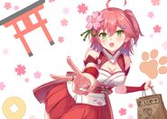 Miko After Going Shopping