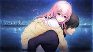 Aoi Being Carried By Shinichi
