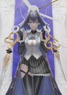 Kronii Holding The Blades of Time