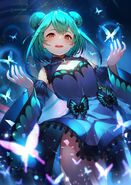 Rushia Using Her Magic