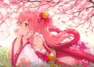 Sakura Miko Resting