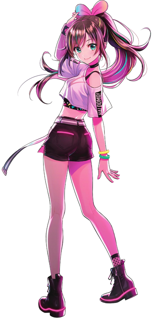 Renderizado de Kizuna Ai ( virtual) png