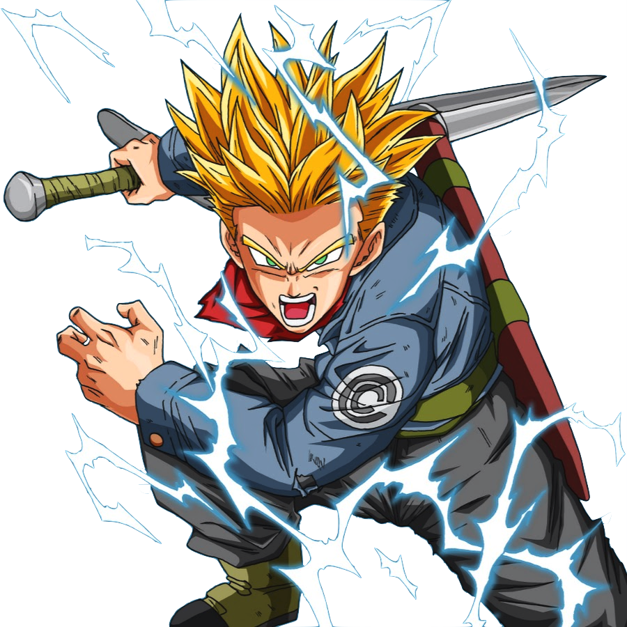 Trunks SSJ2 Render png