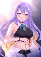 Moona Hoshinova Pose